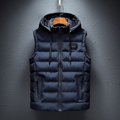 Warm Men's Quilted Down Gilet Vest - Olytrend