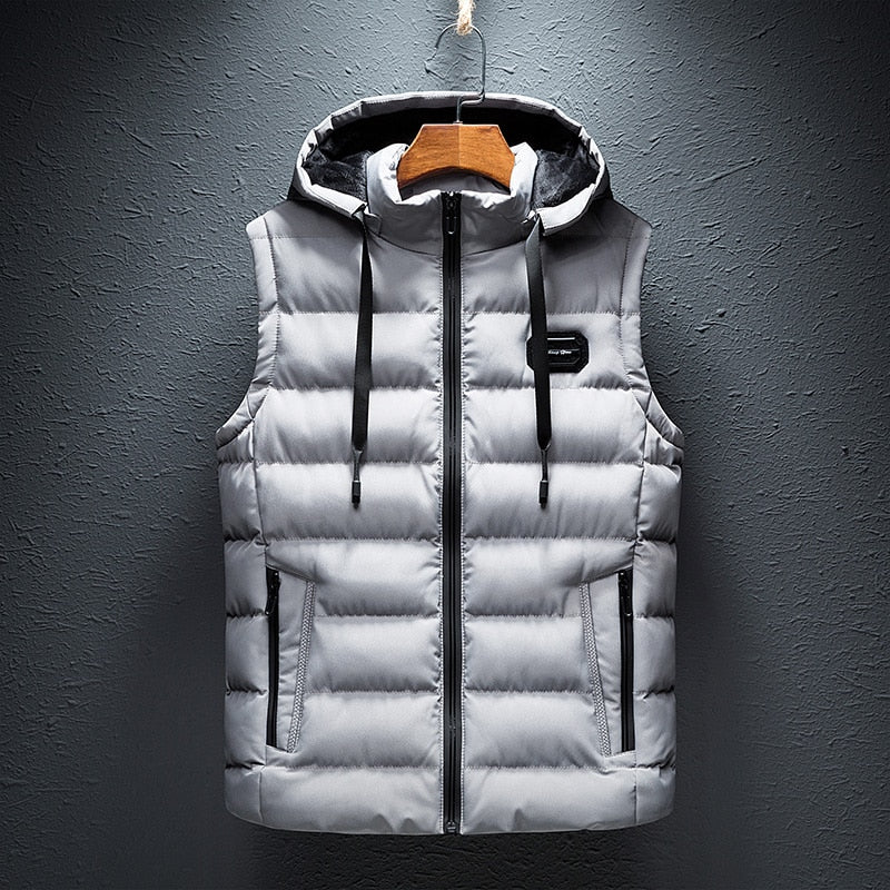 Image of Kent | Men's Hooded Quilted Puffer Vest