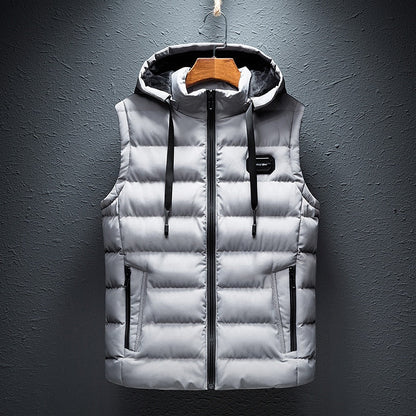 Image of Kent | Men's Hooded Quilted Puffer Vest