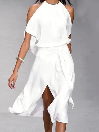 Elegant Off Shoulder Women's Dress