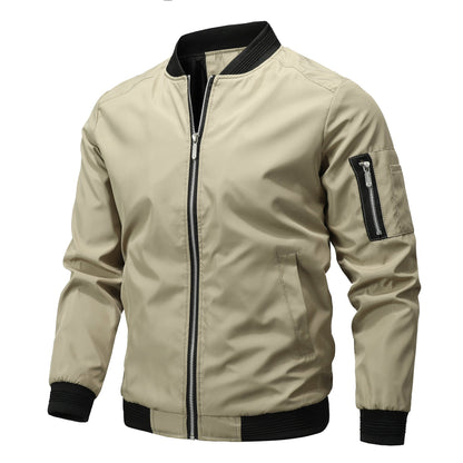 Classic Mens Bomber Jacket Comfort Fit