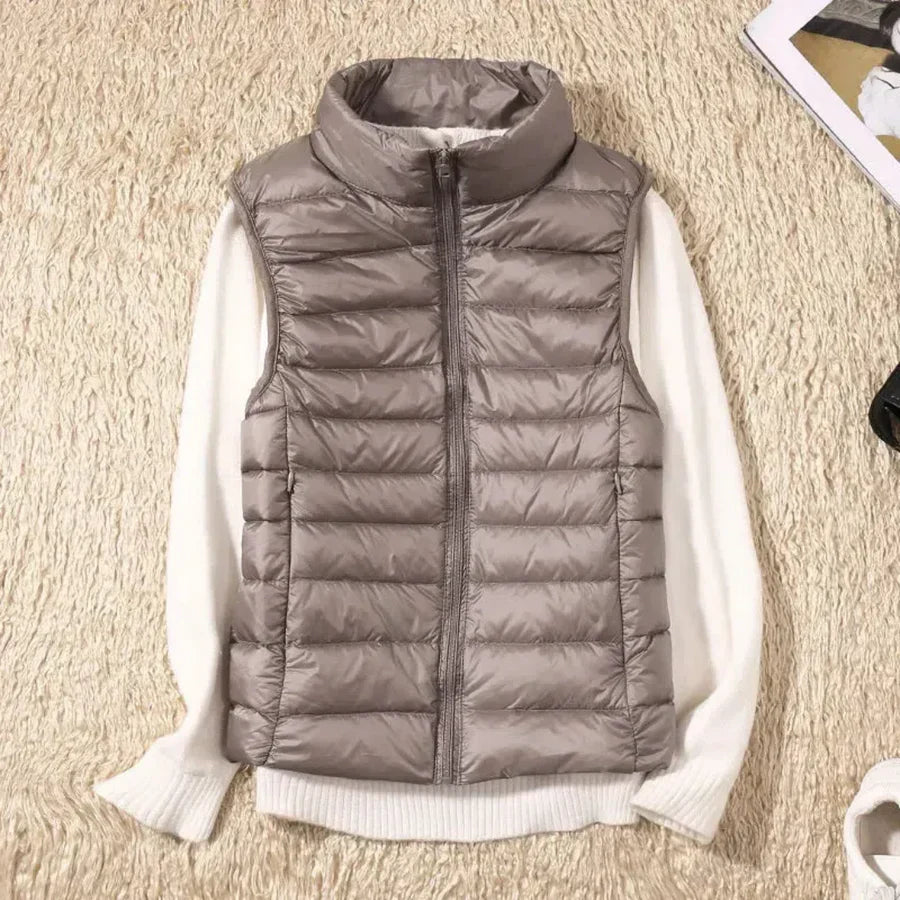 Waterproof Ladies Gilet with Zip Fastening