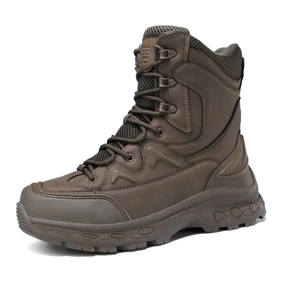 Rugged Outdoor Men's Insulated Waterproof Snow Boots