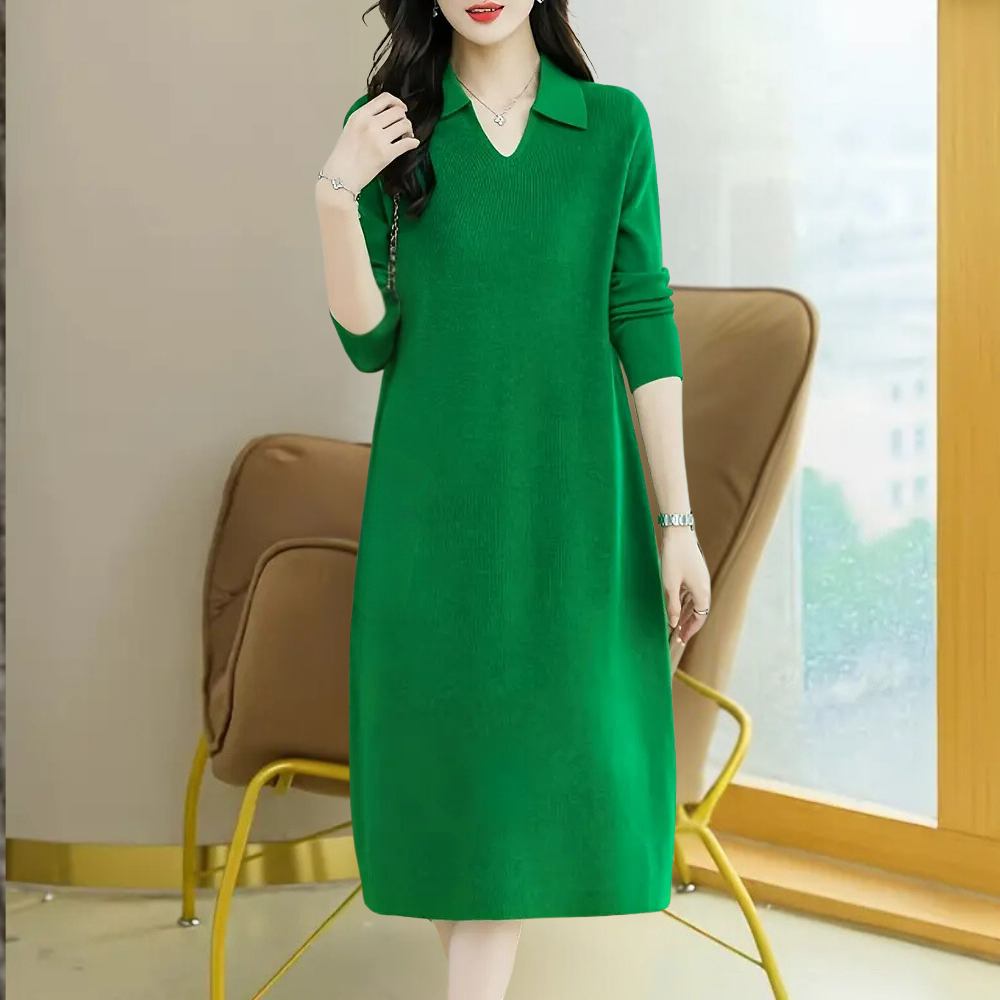 Casual Knee Length Dress - Pexav