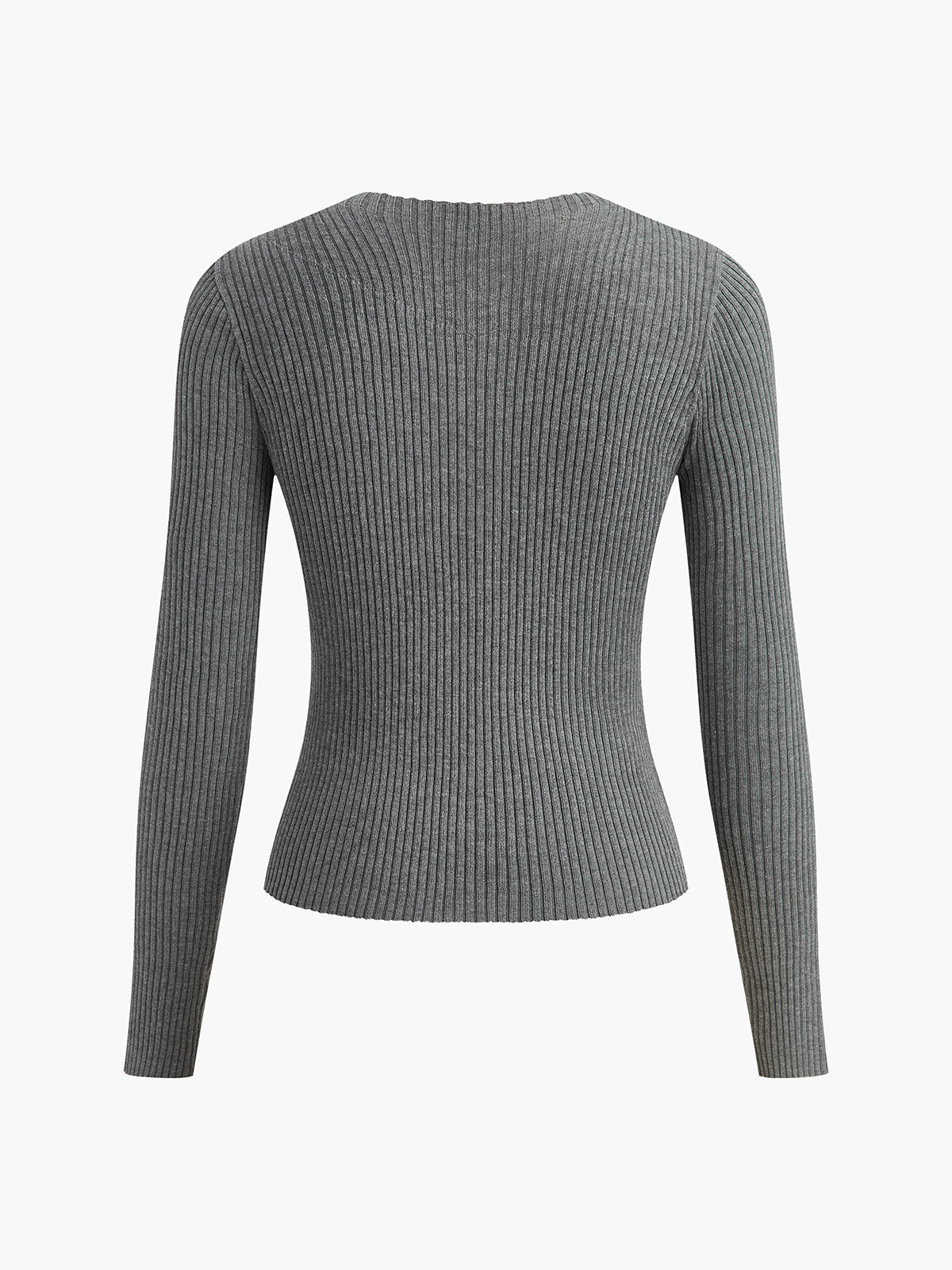 Casual Textured Crew Neck Tunic Top