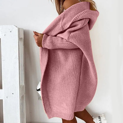 Knitted Autumn Cardigan - CuddleWrap-Gray-S (2-4)-Nora Luxe