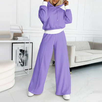Soft Fleece Hoodie Set for Ladies