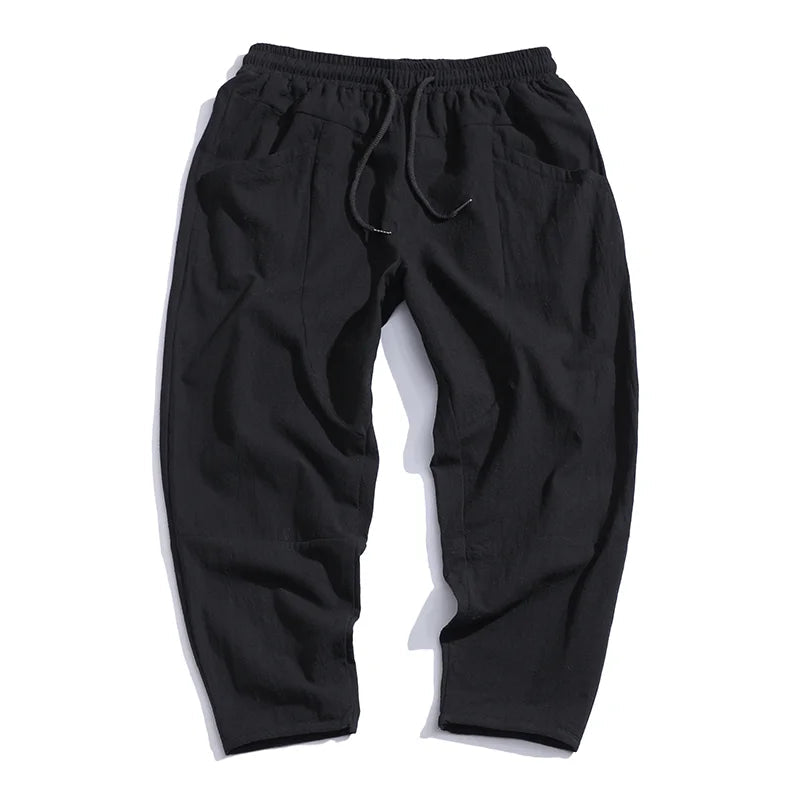 Image of Kris | Men's Cropped Drawstring Pants