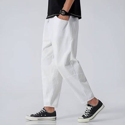 Image of Kris | Men's Cropped Drawstring Pants
