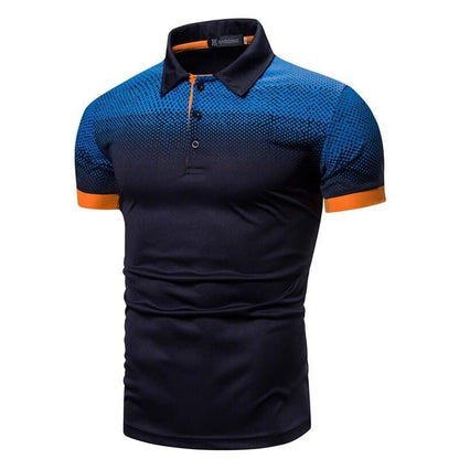 Men's Slim Fit Polo Shirt Lightweight Short Sleeve