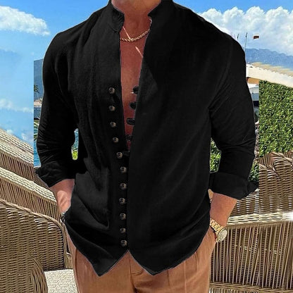 Relaxed Fit Men's Breathable Casual Shirt