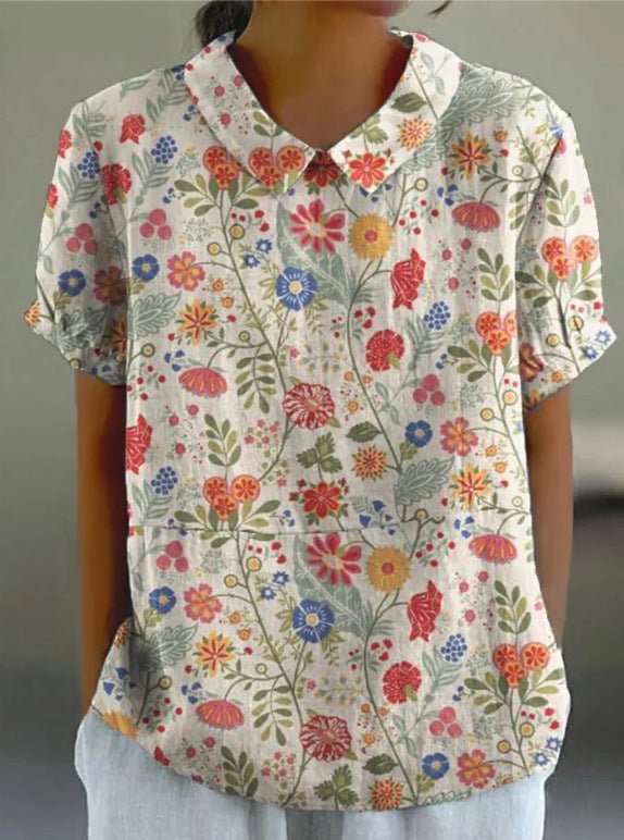 Image of Kylie | Women's Relaxed Fit Floral Blouse