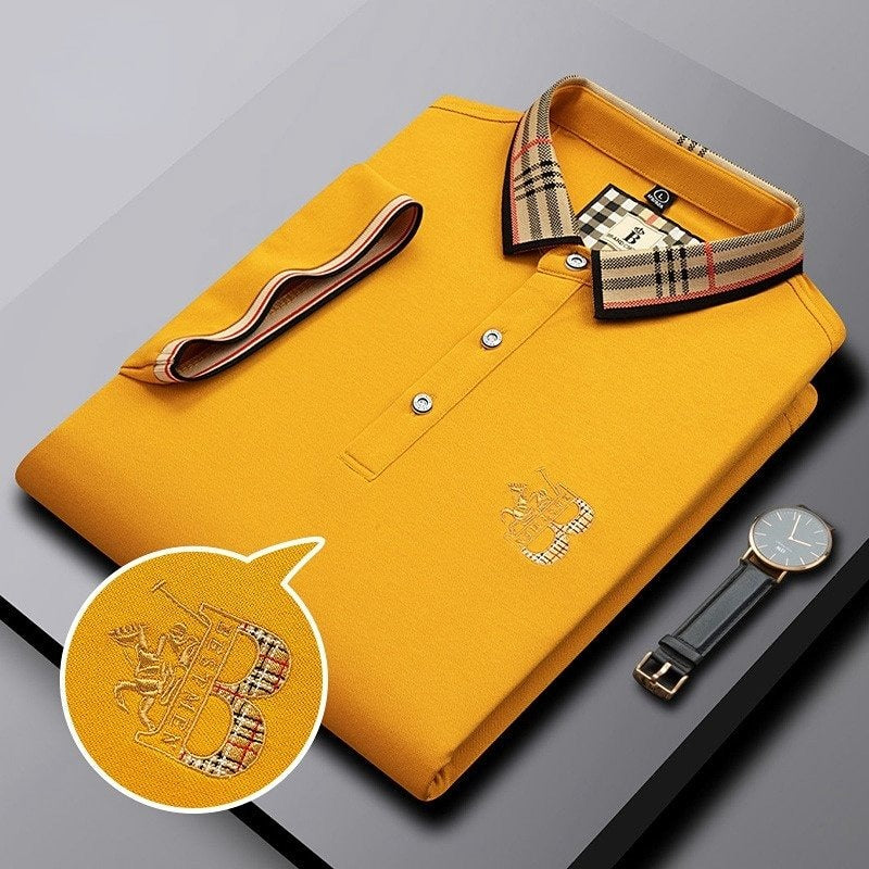 Classic Men's Short Sleeve Polo Shirt