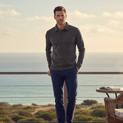 Classic Casual Mens Cotton Long Sleeve Shirt
