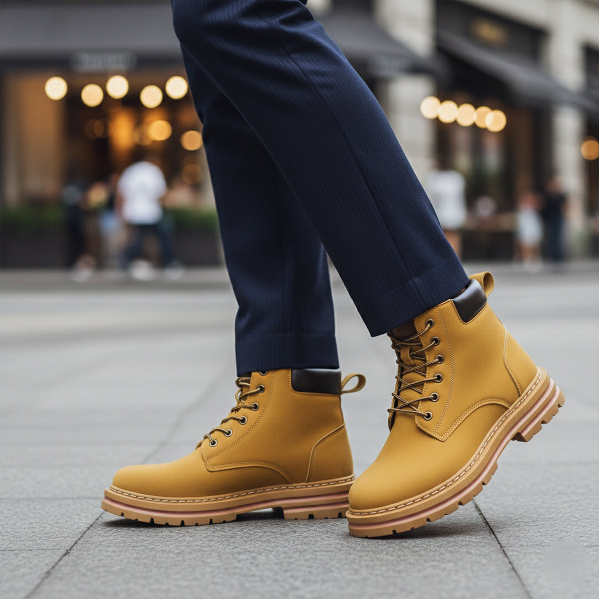 Warm Waterproof Men's Insulated Snow Boots