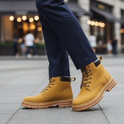 Warm Waterproof Men's Insulated Snow Boots