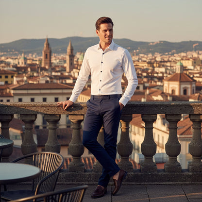 Stylish Men's Formal Dress Button Shirt