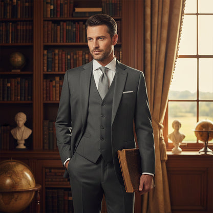 Classic Men's 3 Piece Slim Fit Tuxedo Suit