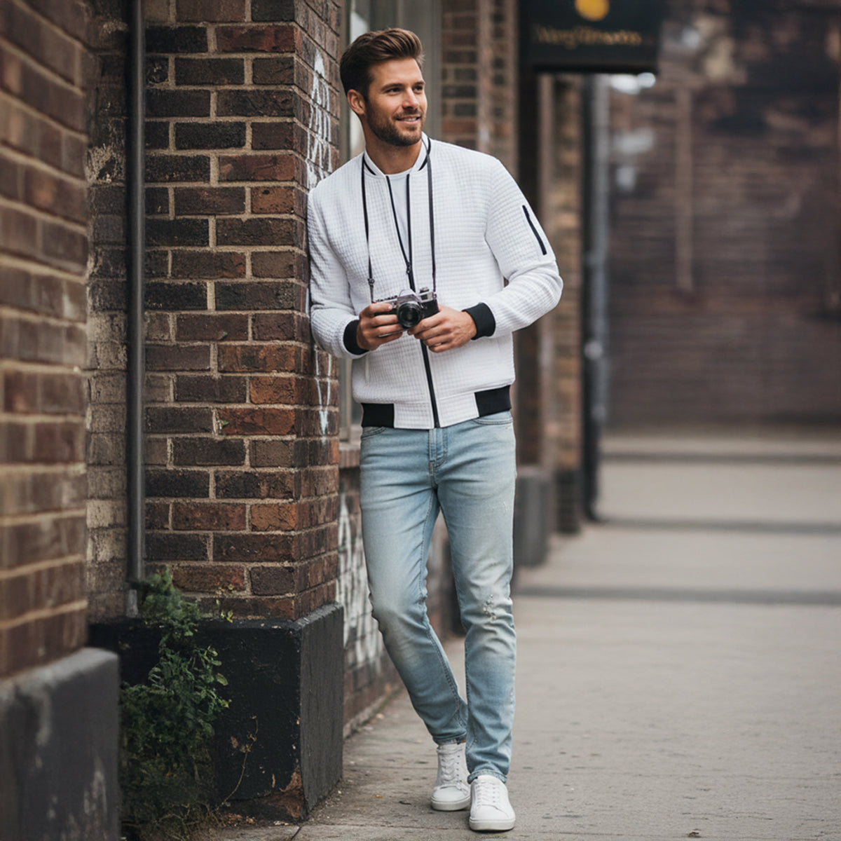 Classic Padded Zipper Jacket