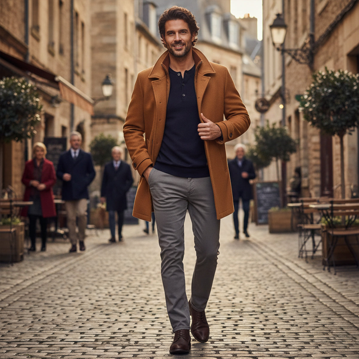 Warm Water Resistant Men's Zip Jacket