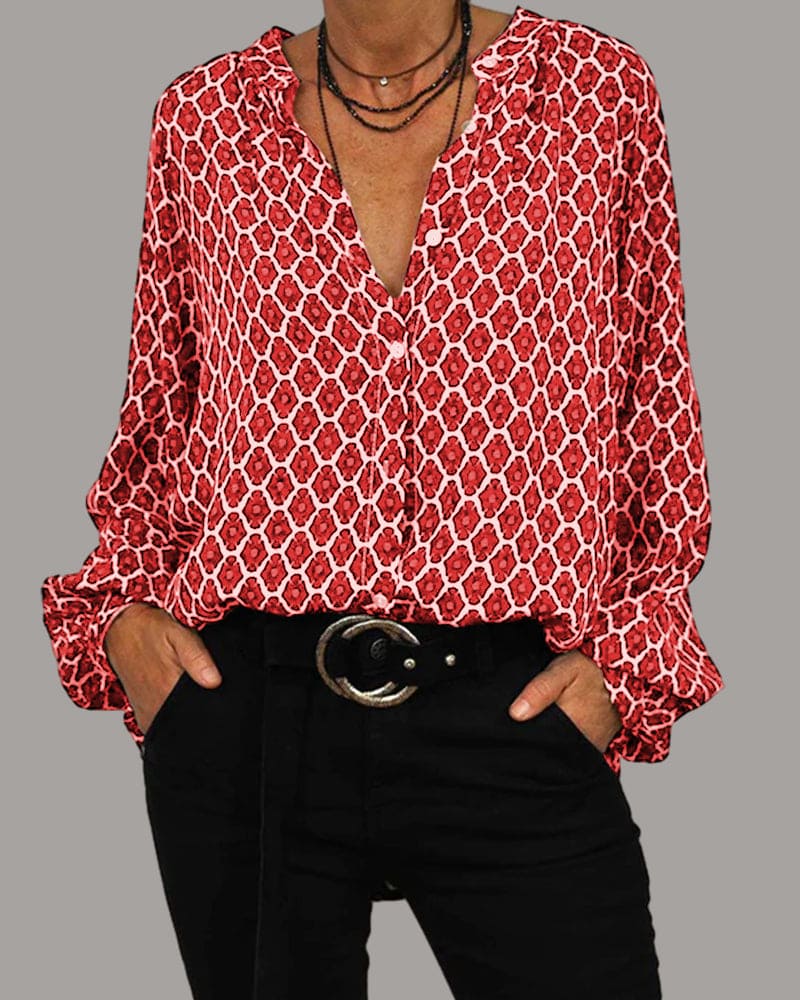Ladies' Classic V Neck Shirt