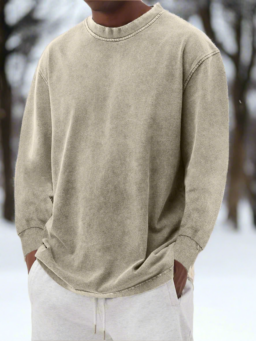 Comfy Men's Crew Neck Sweatshirt