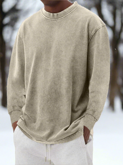 Comfy Men's Crew Neck Sweatshirt