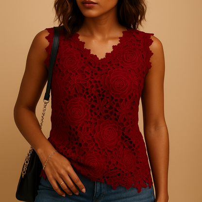 Feminine Round Neck Blouse for Women
