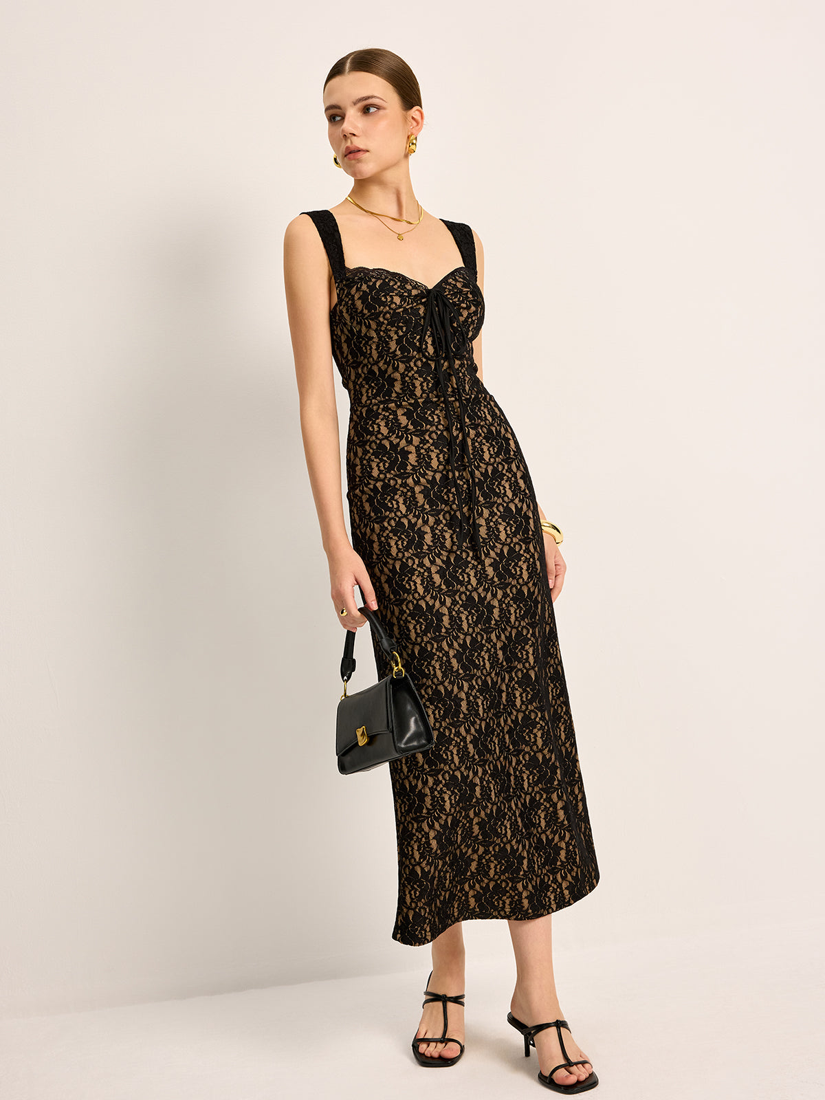 Chic Crochet Frontless Summer Dress