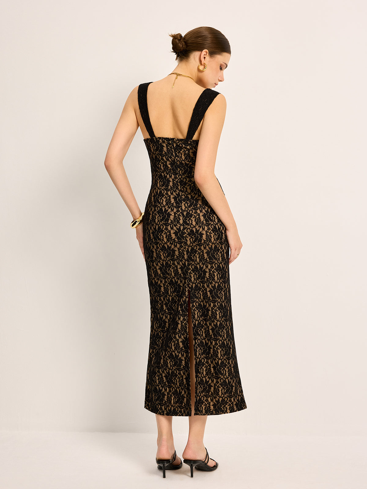 Chic Crochet Frontless Summer Dress