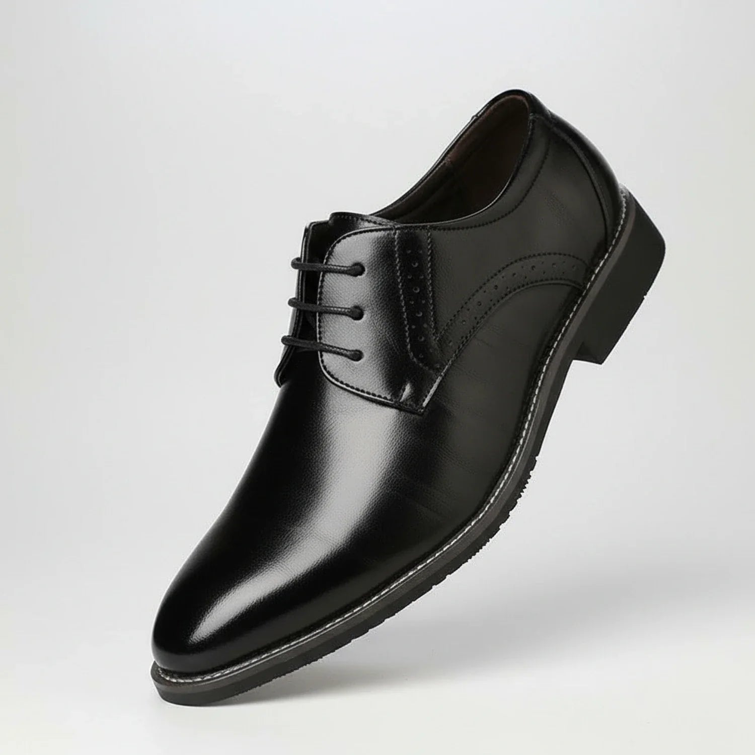Classic Tie Leather Men's Dress Shoes - Olytrend