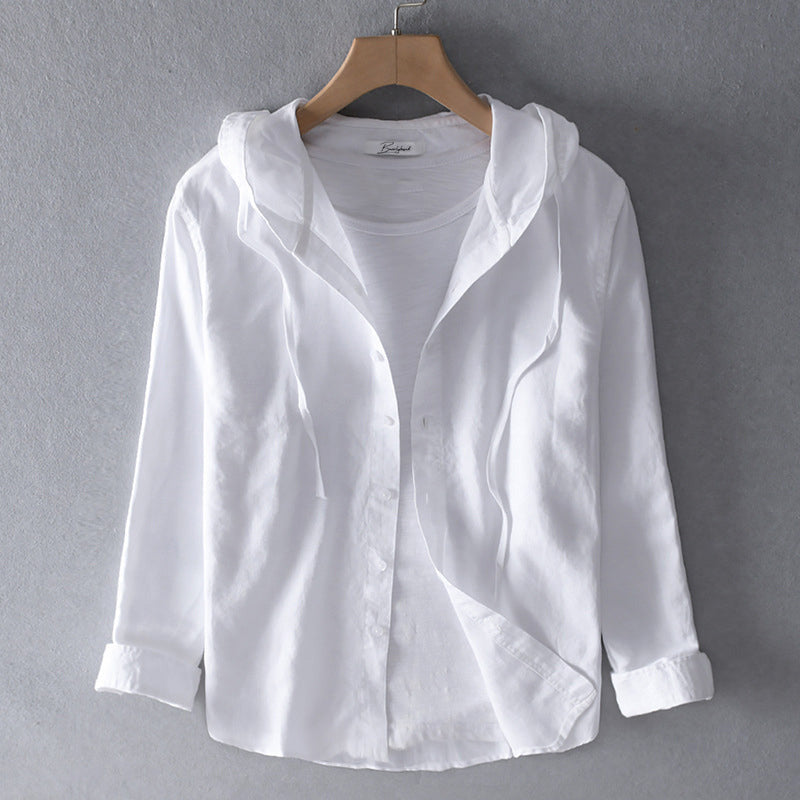 Image of Lacey | Women's Hooded Button-Down Blouse