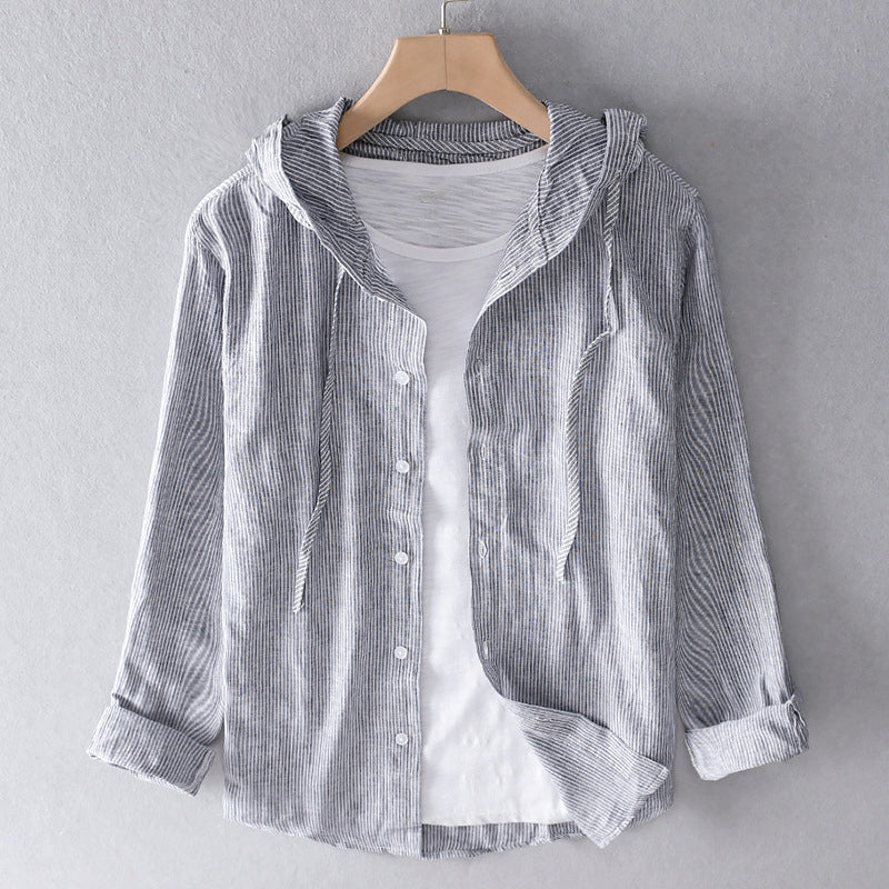 Image of Lacey | Women's Hooded Button-Down Blouse