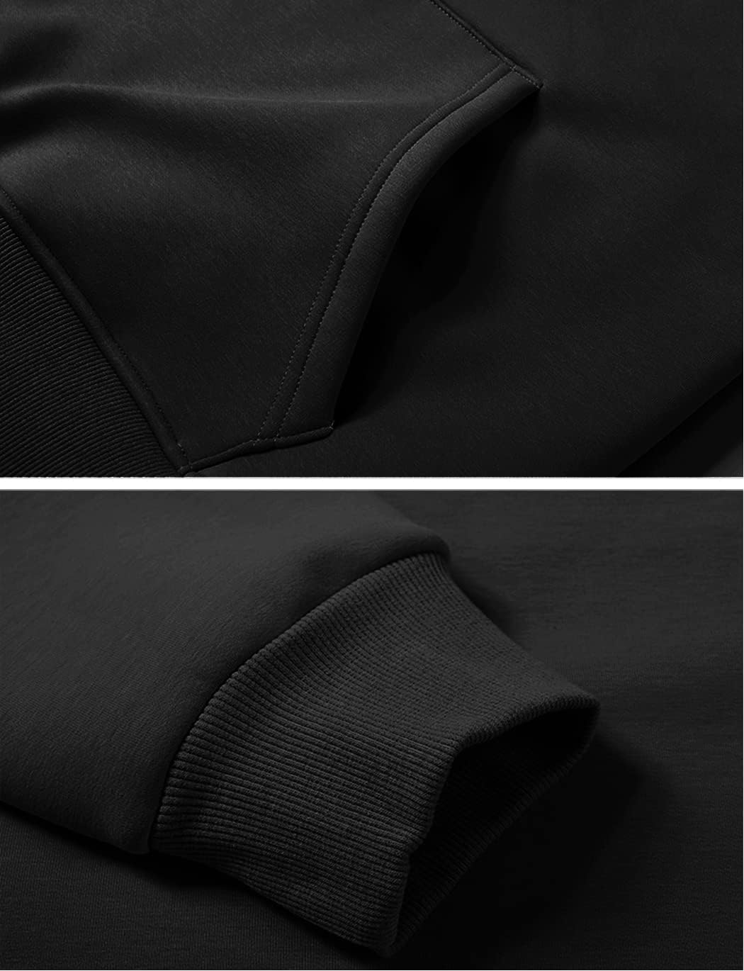 Ladies Casual Lined Hoodie - Lilly-Black-S-Nora Luxe