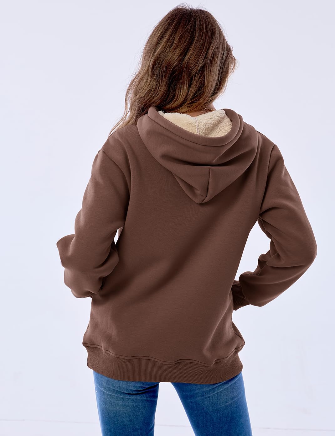 Ladies Casual Lined Hoodie - Lilly-Black-S-Nora Luxe