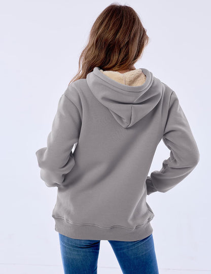 Ladies Casual Lined Hoodie - Lilly-Black-S-Nora Luxe