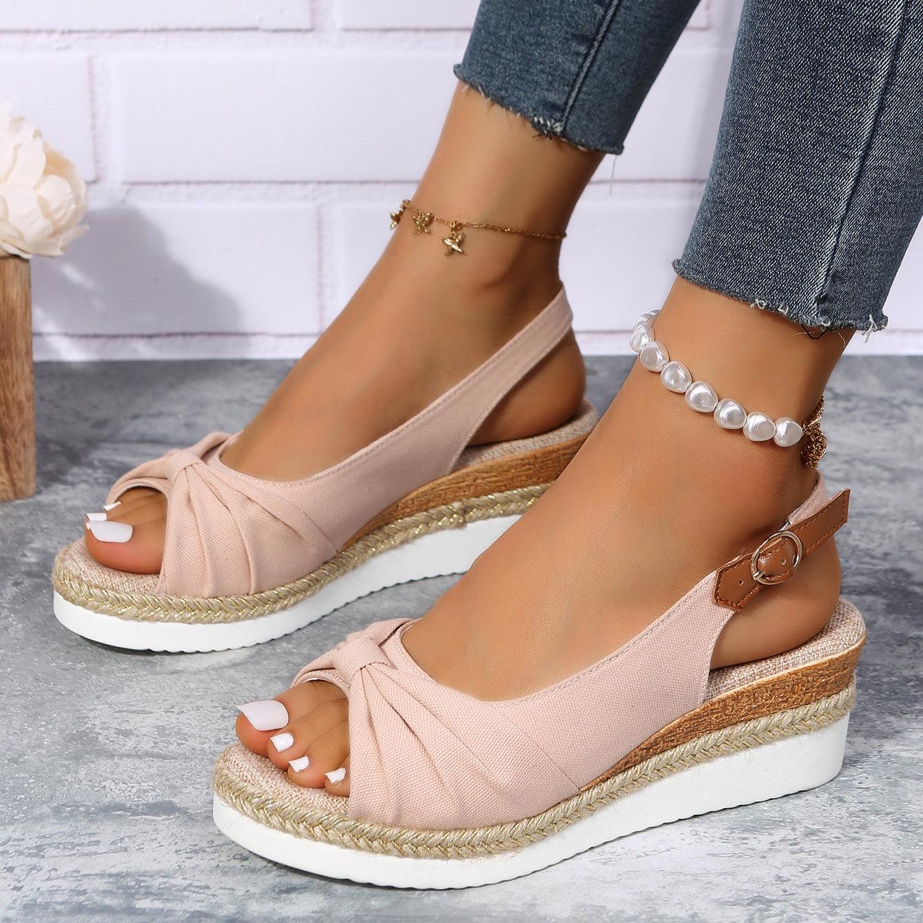 Ladies High Heel Sandals - ComfiLift-Beige-2.5-Nora Luxe