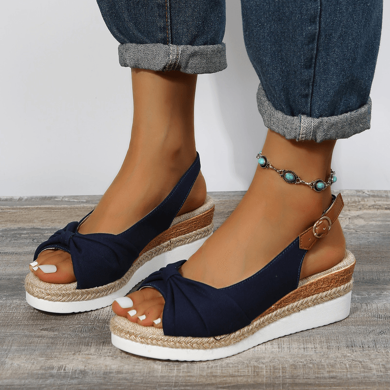 Ladies High Heel Sandals - ComfiLift-Beige-2.5-Nora Luxe