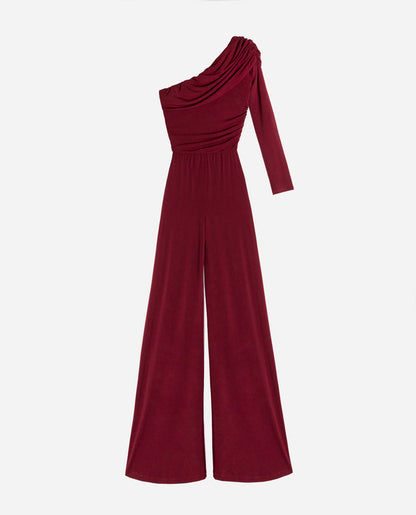 Ladies Jumpsuit with One Shoulder – Alessia-XS-S-The Livary