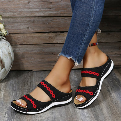 Women's Comfortable Walking Sandals - LunaStride - Pexav