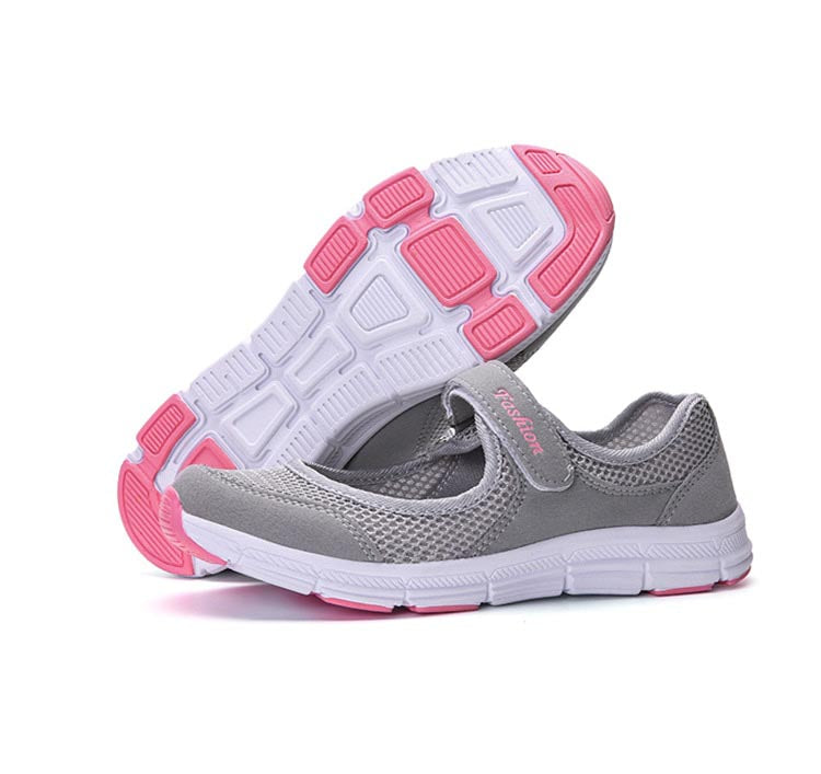 Ladies Slip-ons - AirFlow-Light Grey-4-Nora Luxe