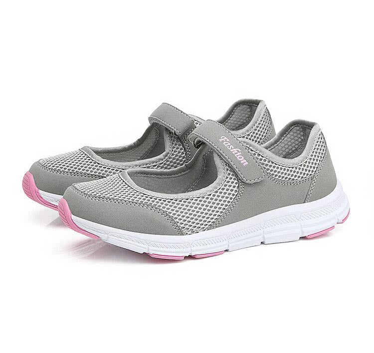 Ladies Slip-ons - AirFlow-Red-4-Nora Luxe