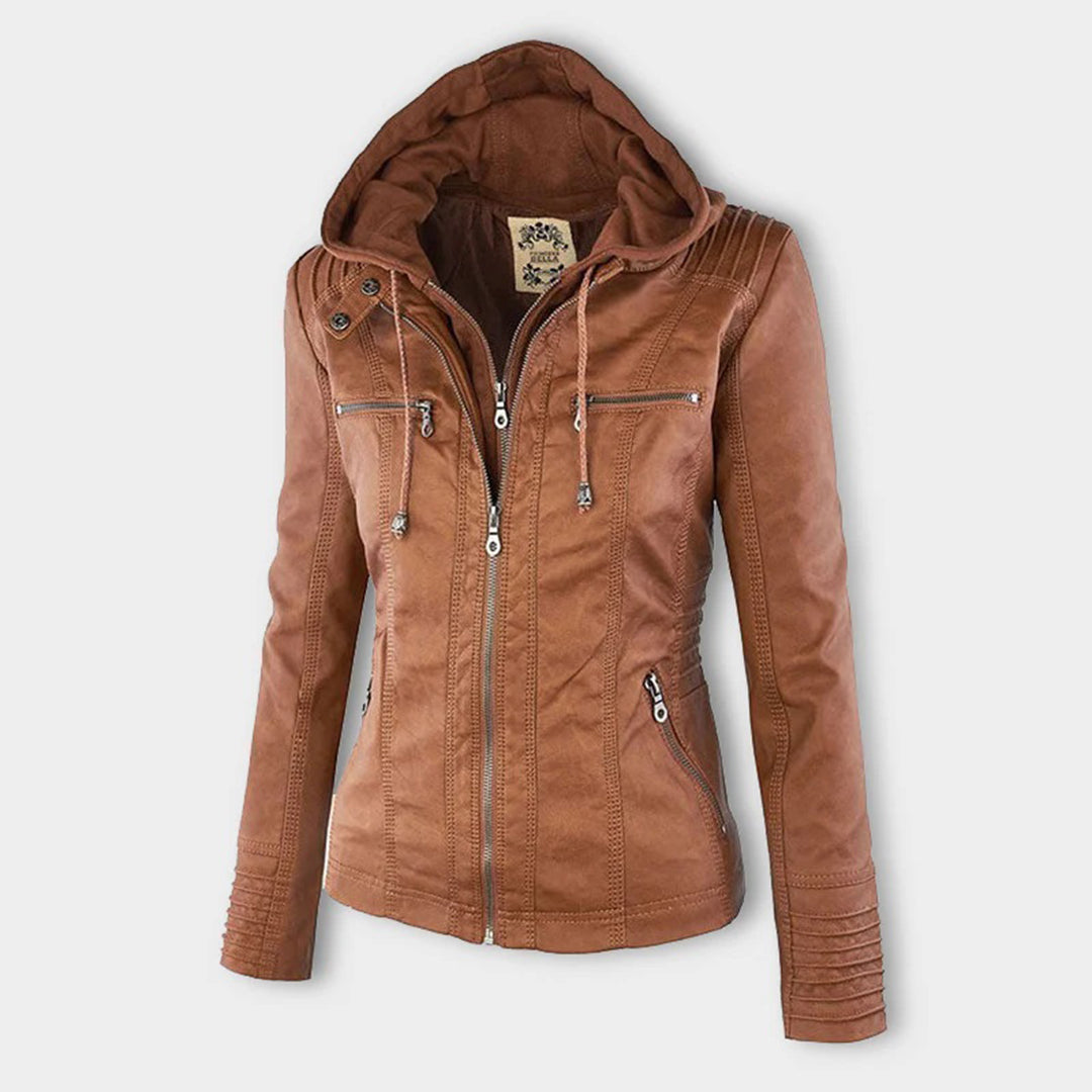 Ladies' Summer Jacket - Amara-Khaki-S-Nora Luxe