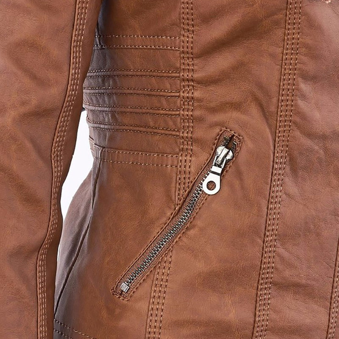 Ladies' Summer Jacket - Amara-Khaki-S-Nora Luxe