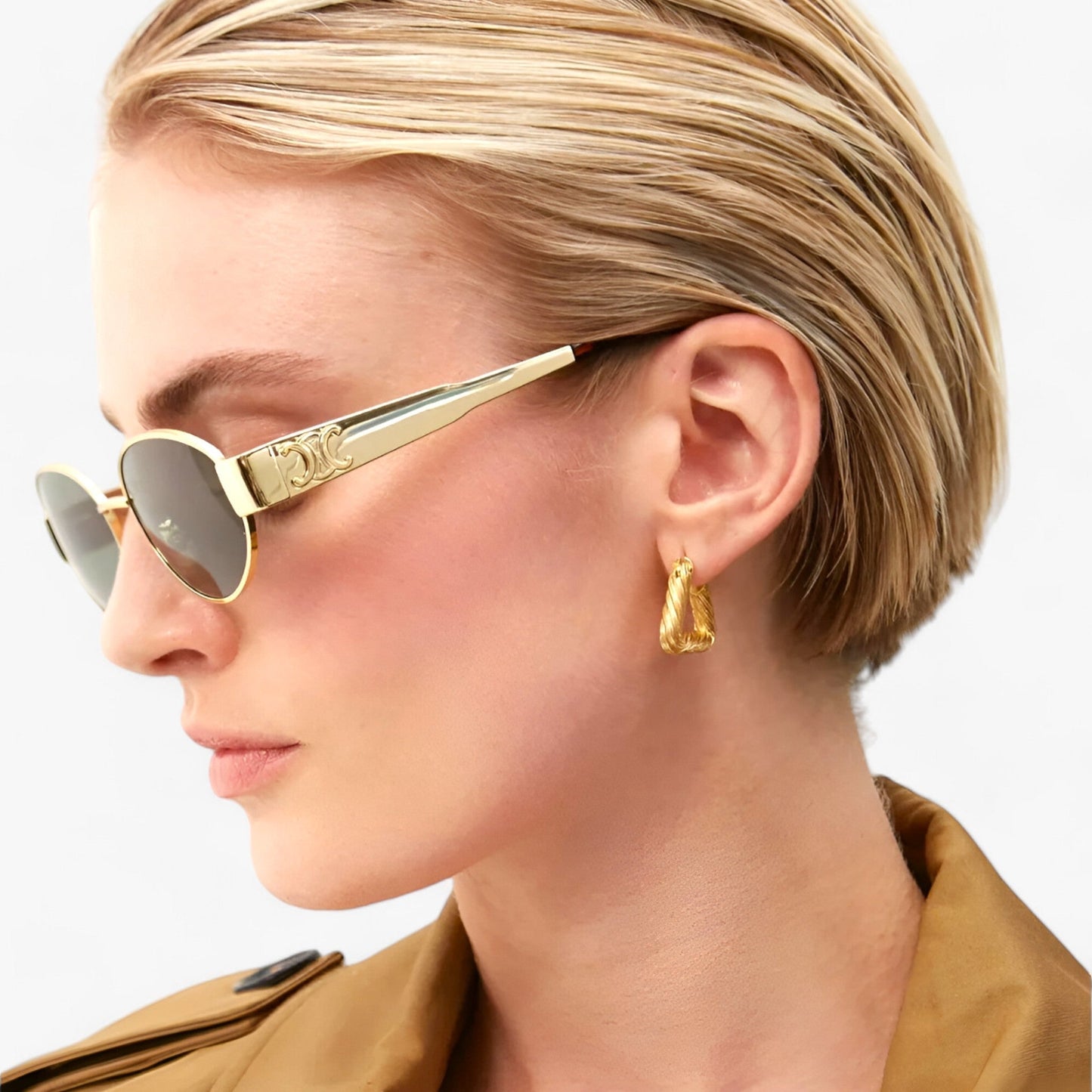 Women's UV Protective Acetate Frame Sunglasses - Pexav