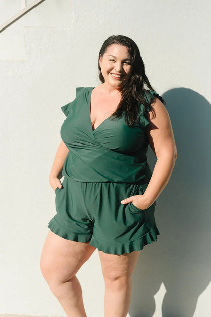 Ladies' Swimsuit with Comfort Fit – Nola-Green-XS-State of Style