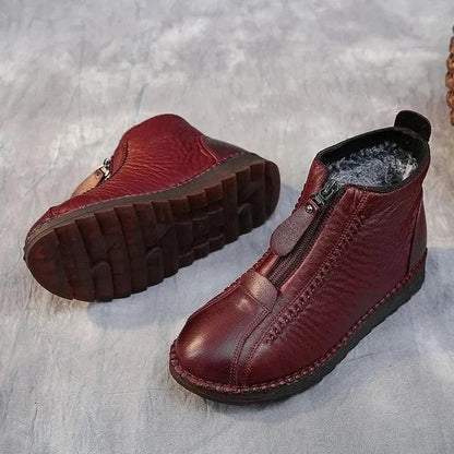 Warm Women's Ankle Booties - Pexav