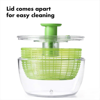 Large Salad Spinner-Green-Nora Luxe