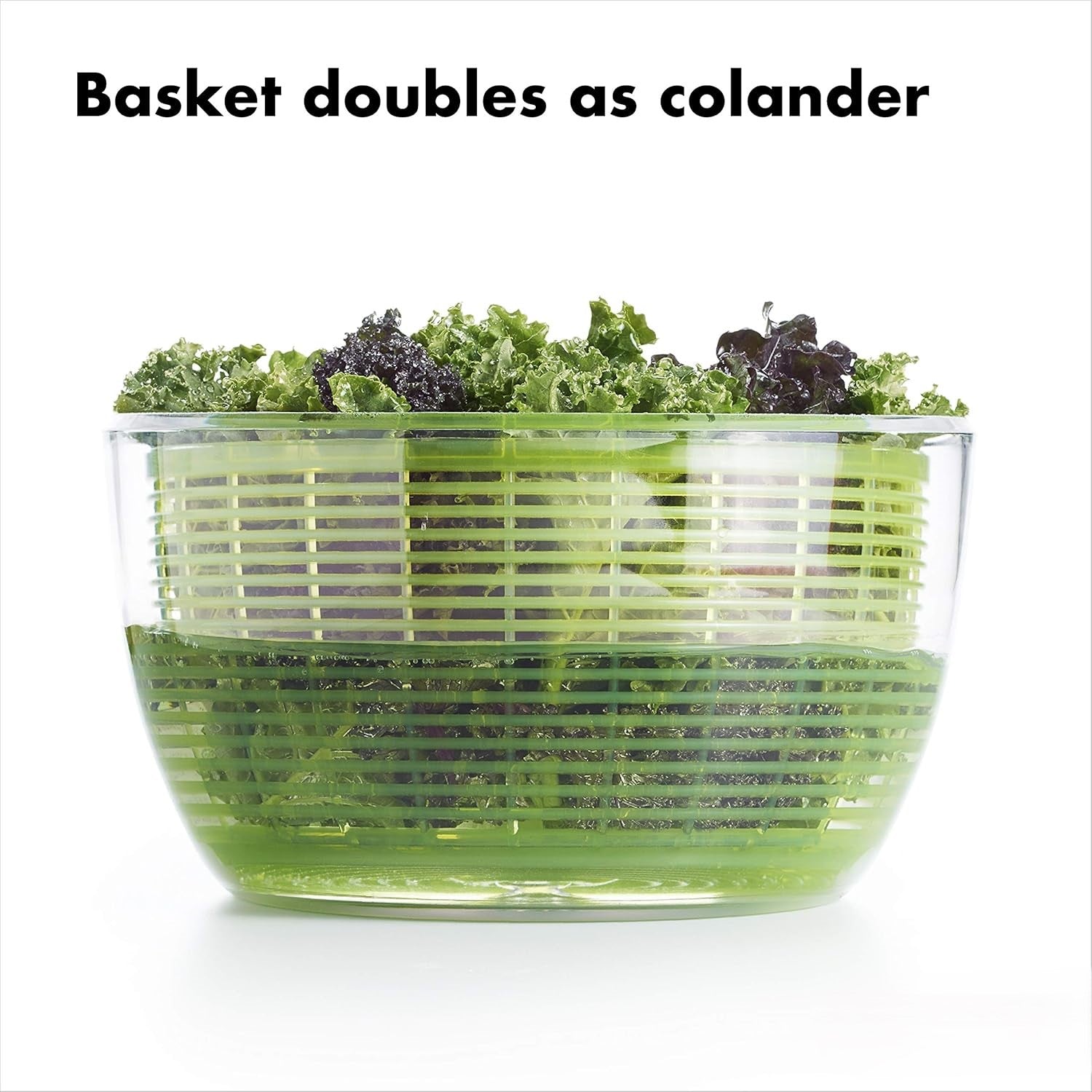 Large Salad Spinner-Green-Nora Luxe