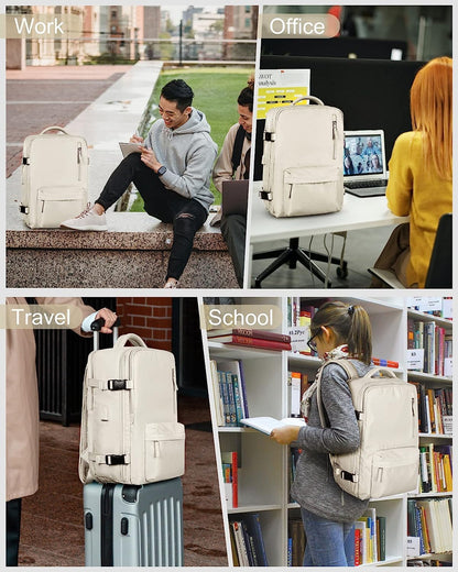 Waterproof 40L Laptop Backpack with USB Charger Pocket